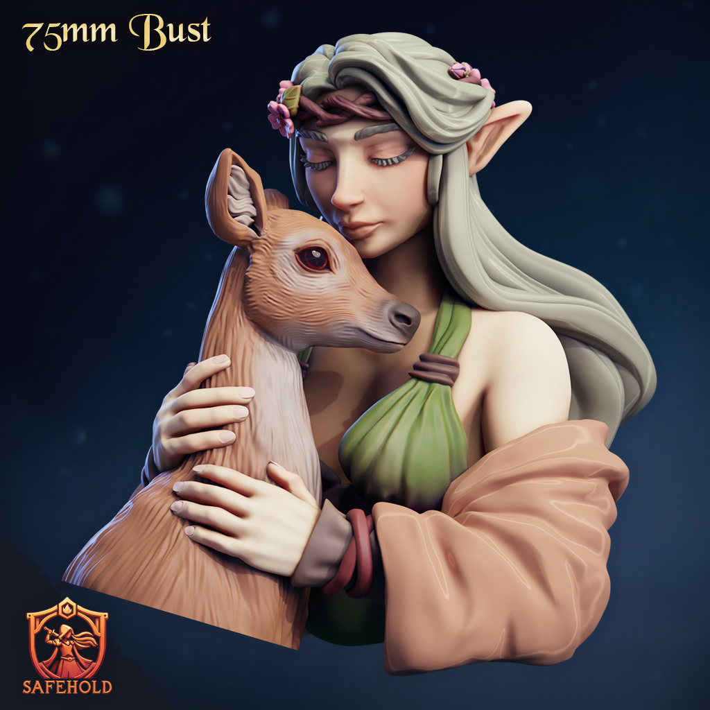 Fantasy Busts: The Elf & The Deer